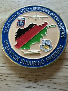 U.S. Task Force Med-Bagram, Afghanistan Operation enduring freedom challengecoin - Picture 1 of 11