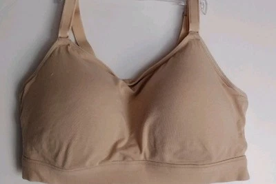 Fruit of the Loom XXL BEIGE Seamless Wireless Bra Built In Padding  - Image 1 of 4