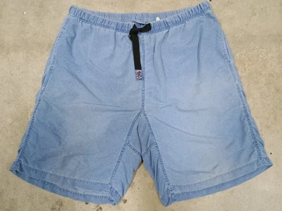 Pantalones Cortos Gramicci Vintage Cinturón Incorporado Nailon Exterior Talla Grande Desteñido Azul Foto 1 de 4