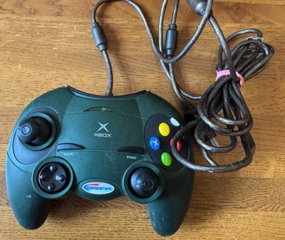 Xbox Original Gamester Wired Fat Duke Controller w breakaway cable UNTESTED - Image 1 of 3