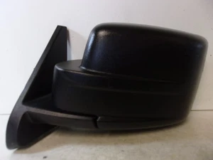 2007 - 2017 Jeep Patriot Driver LH Manual Black Textured Door Mirror OEM - Picture 1 of 11