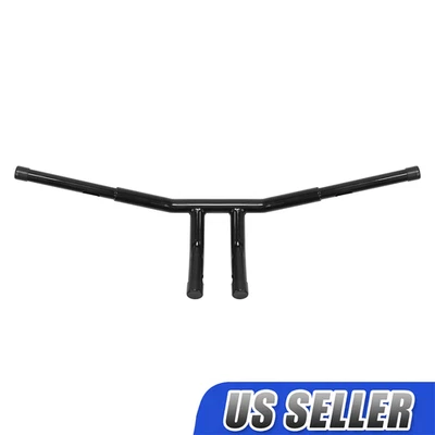 Black High-Performance 8" Rise T-Bars Handlebar for Harley Sportster Softail - Image 1 of 4