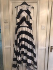 coast rockafella colour block pleated dress