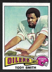 Tody Smith 1975 Topps Football #112 USC HOUSTON ENOILERS EX COMO NUEVO A - Imagen 1 de 2