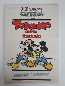 Topolino contro Topolino Walt Disney Il Messaggero anno 1990  - Picture 1 of 1