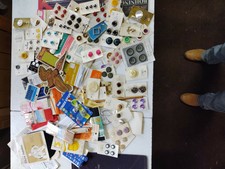 Vintage Sewing Supply Notion Button Lot