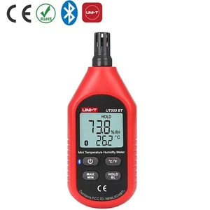 Mini medidor de temperatura y humedad UNI-T UT333-BT pantalla LCD con Bluetooth iENV✦K - Imagen 1 de 6