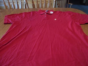 NWTS Big Men's Jacamo Polo Style Shirt Red sz 3XL - Picture 1 of 4