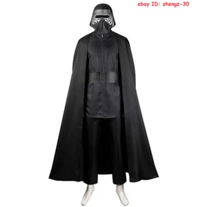 Star Wars Kylo Ren Cosplay Halloween Costume Outfit Jedi Knight Suit Party Dress - Picture 1 of 17
