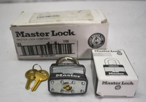 Lot of 5 Master Lock 1KA Keyed Alike Matching Identical Laminated Padlocks - Picture 1 of 8