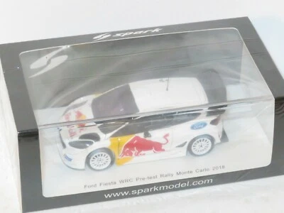 1/43 Ford Fiesta WRC Red Bull  Pre-Test   Rally Monte Carlo 2018 S.Ogier - Image 1 of 3