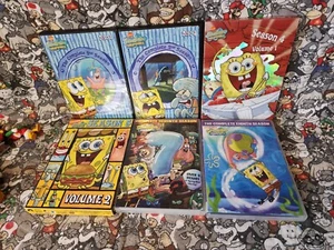 SpongeBob SquarePants  Seasons DVD lot of 6: Season 2,4,5,7,8  - Picture 1 of 11