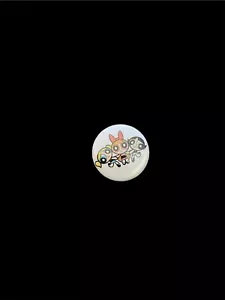POWERPUFF GIRLS Movie TV Promo Button Pin Back - Picture 1 of 2