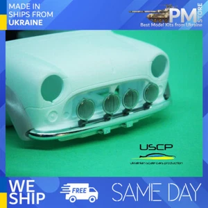 USCP 24A067 1/24 Mini Cooper Fog Lights set Resin kit Upgrade accessories - Picture 1 of 5