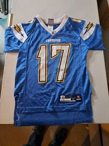 Chargers Jersey Small (8) CH Chico (8) #17 Rivers Reebok