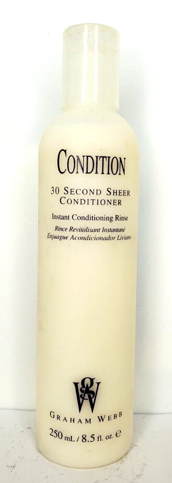 Acondicionador Graham Webb Estado 30 SEGUNDOS TRANSPARENTE Instantáneo 8,5 OZ (221) Foto 1 de 1