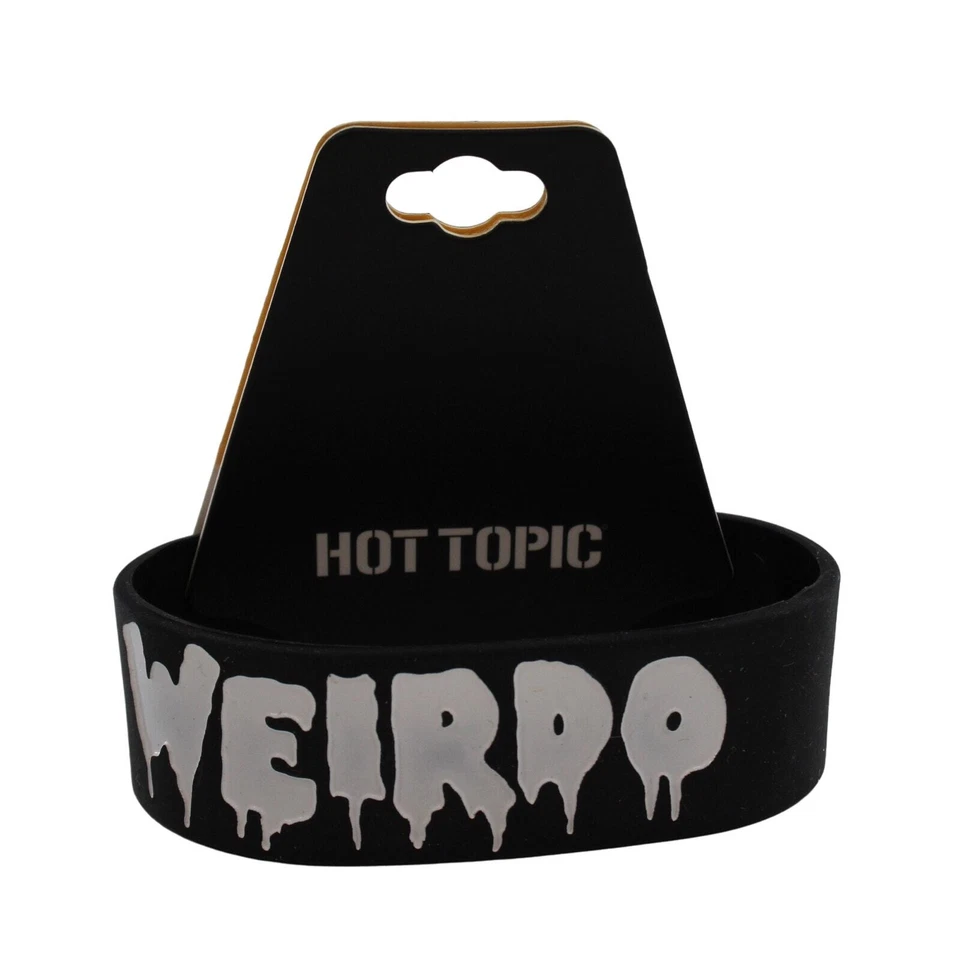 Pulsera de silicona "WEIRDO" de Hot Topic #B2180 Foto 1 de 1