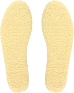 Sheepskin Insoles for Woman, Women'S Wool Insoles Cushioned Winter Shoe Pads, Co - Picture 1 of 12