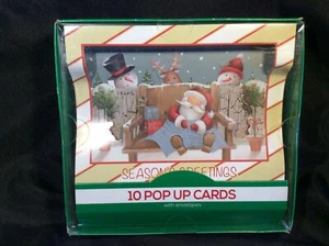 Christmas Cards Pop Up 4UfromMe 10 Ct. - Picture 1 of 4