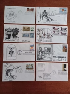 LIMITED EDITION US FDC Agape Cachets Collection of 8 Covers - Picture 1 of 6