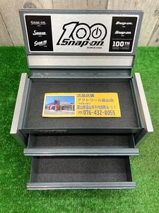Snap-on Miniature Tool Box 100th Anniversary Micro Roll Cab Top Chest Black USED - Picture 1 of 8