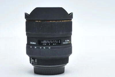 Lente asférica ultra ancha Sigma 12-24 mm f/4,5-5,6 EX DG IF HSM para Canon EF Foto 1 de 4
