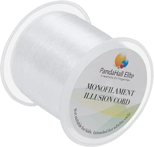 142 Yards 0.2Mm Clear String Fishing Line Invisible Beading Cords Nylon Thread S - Picture 1 of 12