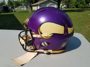 "Neu" Minnesota Vikings AUTHENTISCHER Riddell Integralhelm mit Etikett - Bild 1 von 11