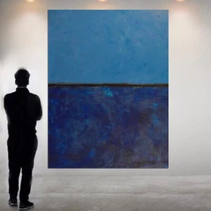 Mark Rothko style painting 81” X 62”Action Abstract,Modern, Extra Large XL - Picture 1 of 11