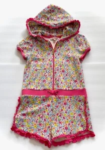 Juicy Couture Girls One-Piece Hooded Zip-Up Romper SIZE 6X EXCELLENT - Picture 1 of 15