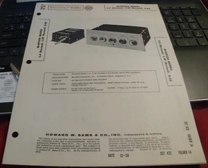 MCINTOSH 5 CHANNEL AUDIO AMPLIFIER MODELS: C-4, C-4P (SAMS PHOTOFACT 423-14) - Picture 1 of 1