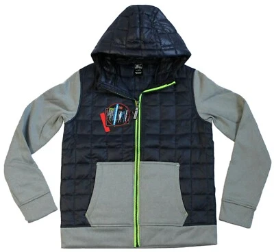 ZeroXposur Boys L 14-16 Snug Hybrid Water Resistant Jacket Midweight Navy/Gray - Image 1 of 4