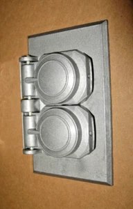 COVER PLATE OUTDOOR Weatherproof Duplex Receptacle Aluminum & Gasket NEW WR81C - Picture 1 of 4