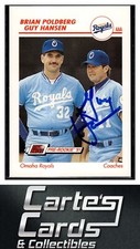 Guy Hansen 1991 Line Drive AAA #350 Omaha Royals TTM/IP Signed Autographed