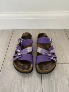 Sandalias Birkenstock Betula, púrpura Reino Unido talla 5 - Imagen 1 de 9