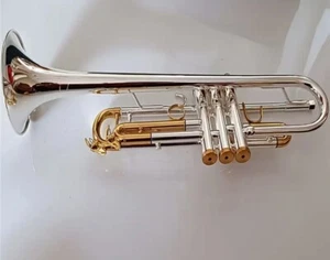 High Quality Brass Bb Trumpet Gold Silver Custom for Jazz Ensemble Orchestra - Picture 1 of 4