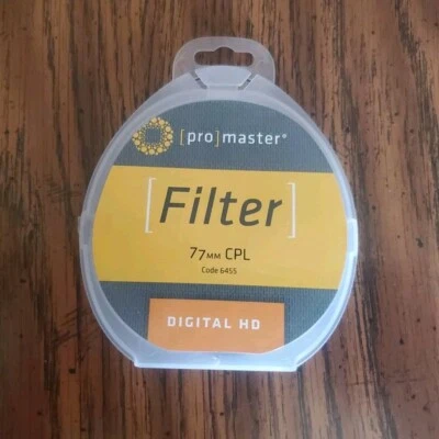 ProMaster 77mm Digital HD Circular Polarizer - Polarizing Filter #6455 - Image 1 of 3