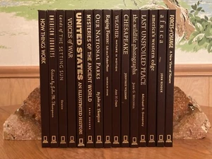 National Geographic Leather Bound Books Lot of 15 W/ Color Photos 2005-07 - Picture 1 of 12