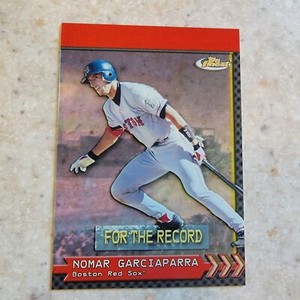 Nomar Garciaparra 2000 Topps Finest For the Record Boston Red Sox 