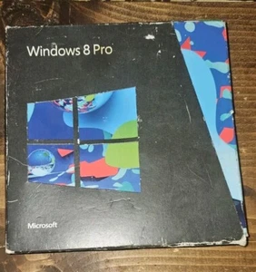Microsoft Windows 8 Pro 32/64 Bit Edition with Auth Key Card Missing 64 Bit Disk - Picture 1 of 2