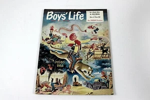 BOYS LIFE Magazine for March 1955 Stan Musial Article Pecos Bill Color Comics - Picture 1 of 3