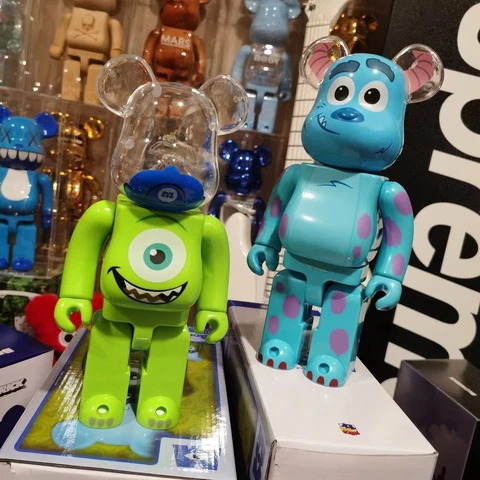 28cm Bearbrick 400% Action Figure Violent Bear Monsters inc. Gift New Cover