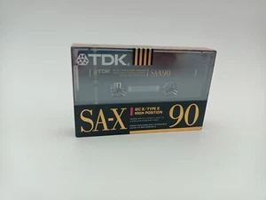 1x TDK SA-X 90 Cassette Tape 1990 + OVP + SEALED + - Bild 1 von 3