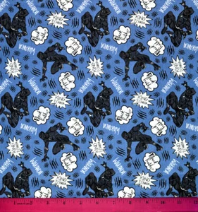 Marvel Black Panther Fabric - HALF YARD - 100% Cotton Quilting Marvel Superhero - Picture 1 of 1