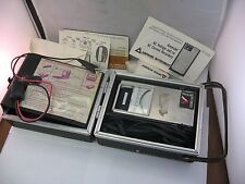 Vintage AMPROBE AC Voltmeter Recorder 986750 in Case Nice Vintage Condition