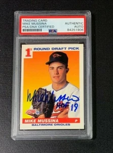 Mike Mussina Baltimore Orioles autograph signed 1991 Score baseball card PSA! - Picture 1 of 2