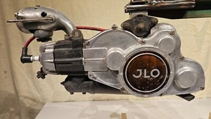 Ilo F48 Fahrradhilfsmotor ca 1952 komplett m Tank Schaltgestänge Gasdrehgriff - Bild 1 von 20