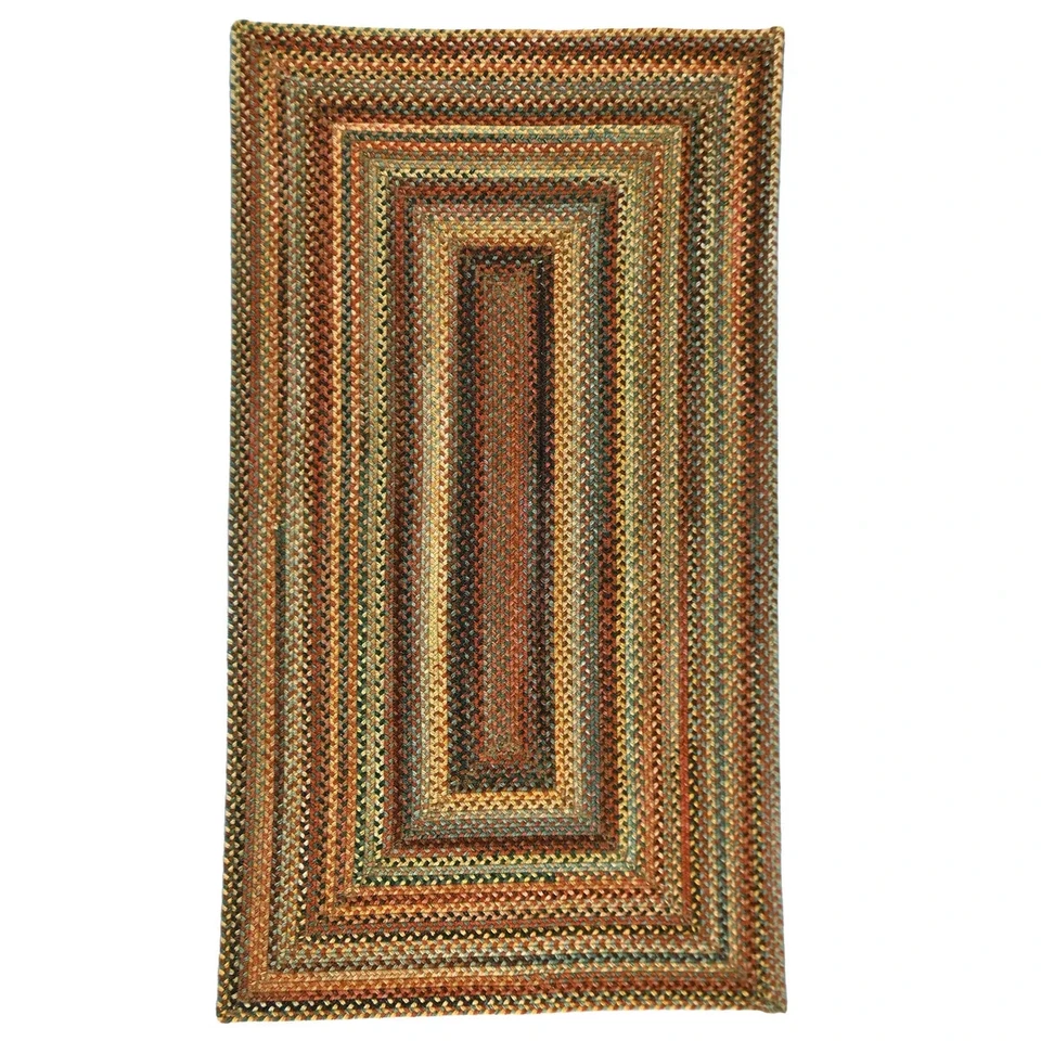 Capel Rugs Blue Ridge Autumn Wool Country Home Braided Rectangle Area Rug - Image 1 of 4