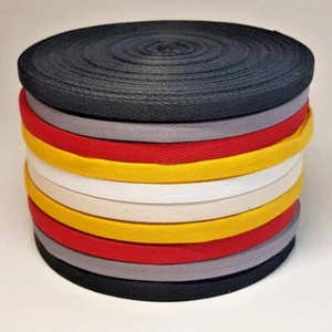 Köperband Nahtband 8mm 0,8cm weiß schwarz rot Farben 1m 3m 5m 10m 50m UNI-Farben - Bild 1 von 10