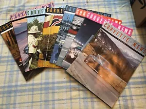 CORVETTE NEWS - 8 vintage issues - Foto 1 di 17